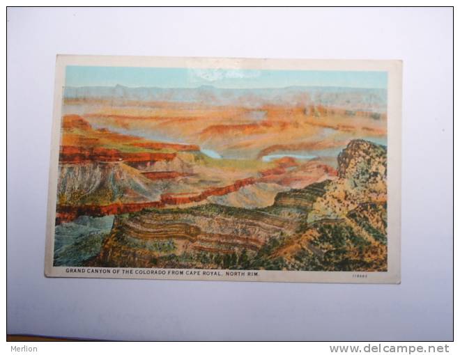 US -Utah -Grand Canyon Of The Colorado - From Cape Royal -  Utah  -   Ca  1910's - F -  D64895 - Other & Unclassified