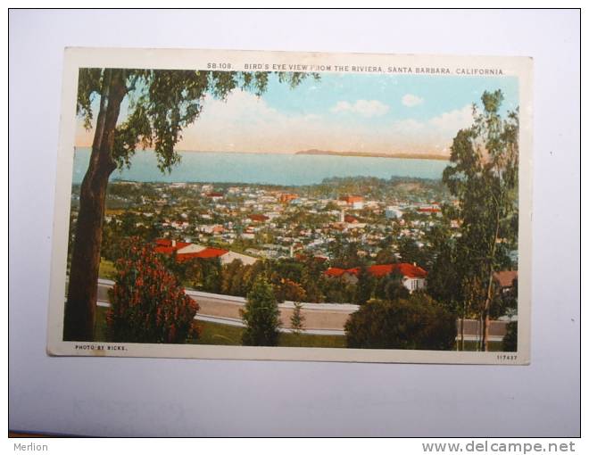 US -CA - Santa Barbara  -California   -   Ca  1910's - VF -  D64906 - Santa Barbara