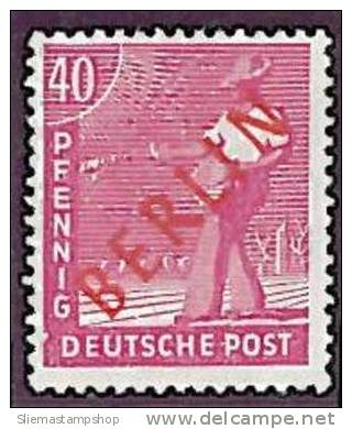 GERMAN BERLIN - 1948 OVERPRINT 40pf - V1356 - Nuovi