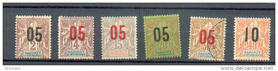 DAH 171- YT 33*-34*-35*-36*-38 Obli-39* - Unused Stamps