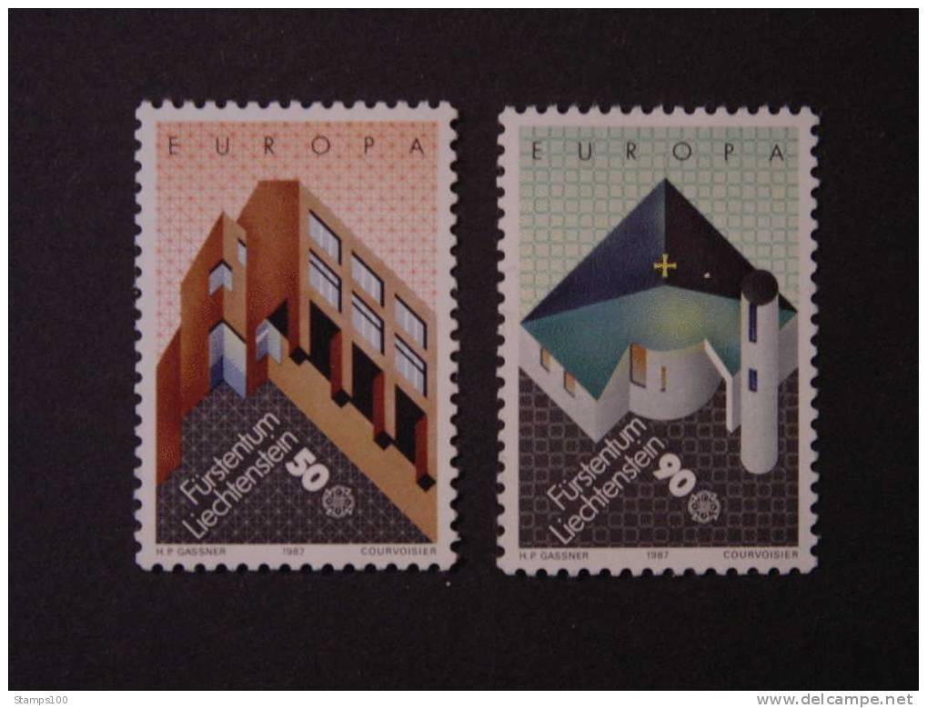 LIECHTENSTEIN 1987  MI 916 -917  CEPT MNH **    (022907) - 1987