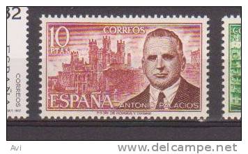 Spain Antonio Palacios.10Ptas. UMM - Unused Stamps