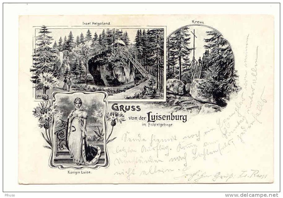 D1078 : LUISENBURG : Gruss Von Der Luisenburg ( Litho) - Wunsiedel