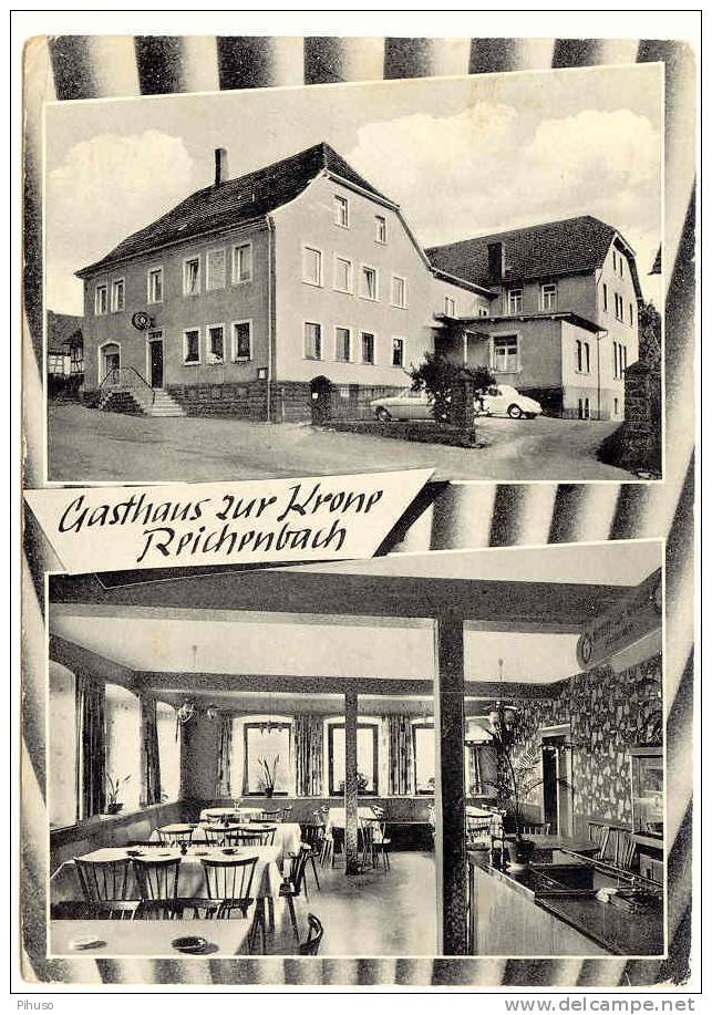 D1055 :  REICHENBACH : Gasthaus Zur Krone - Ettlingen
