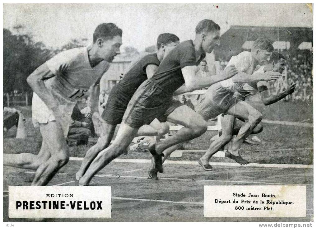 Paris  Stade Jean Bouin Départ Du Prix De La République 800m Plat - Leichtathletik