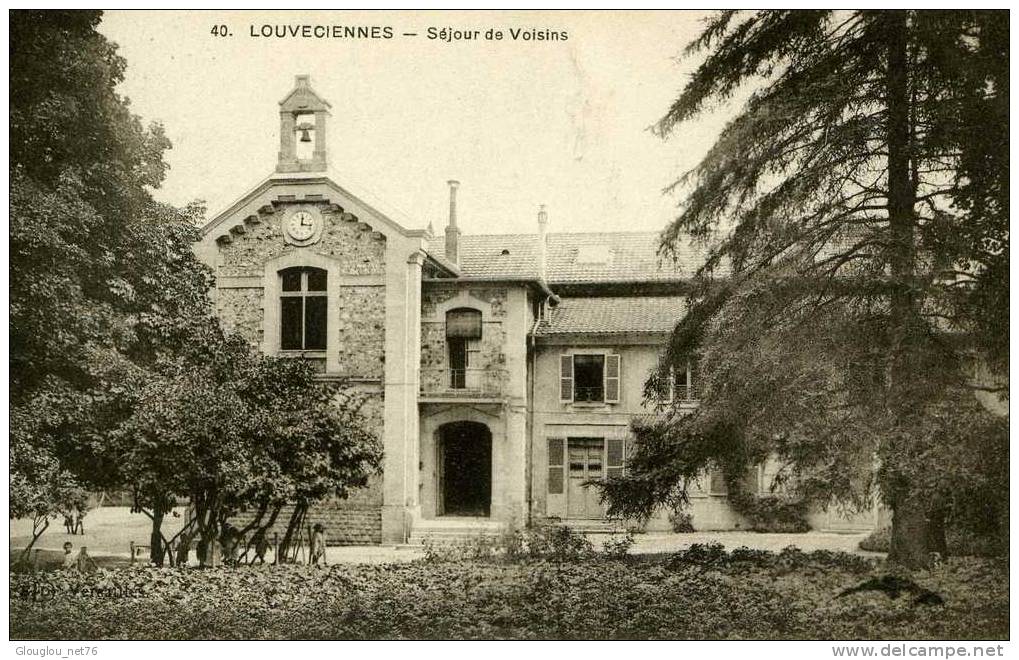 78-LOUVECIENNES...SEJOUR DE VOISINS.........CPA - Louveciennes