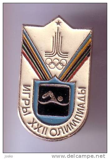 SWIMMING - Olympic Games 1980. * Natation Natación Schwimmen Nuoto Zwemmen Zwemsport Natacao * Jeux Olympiques - Nuoto