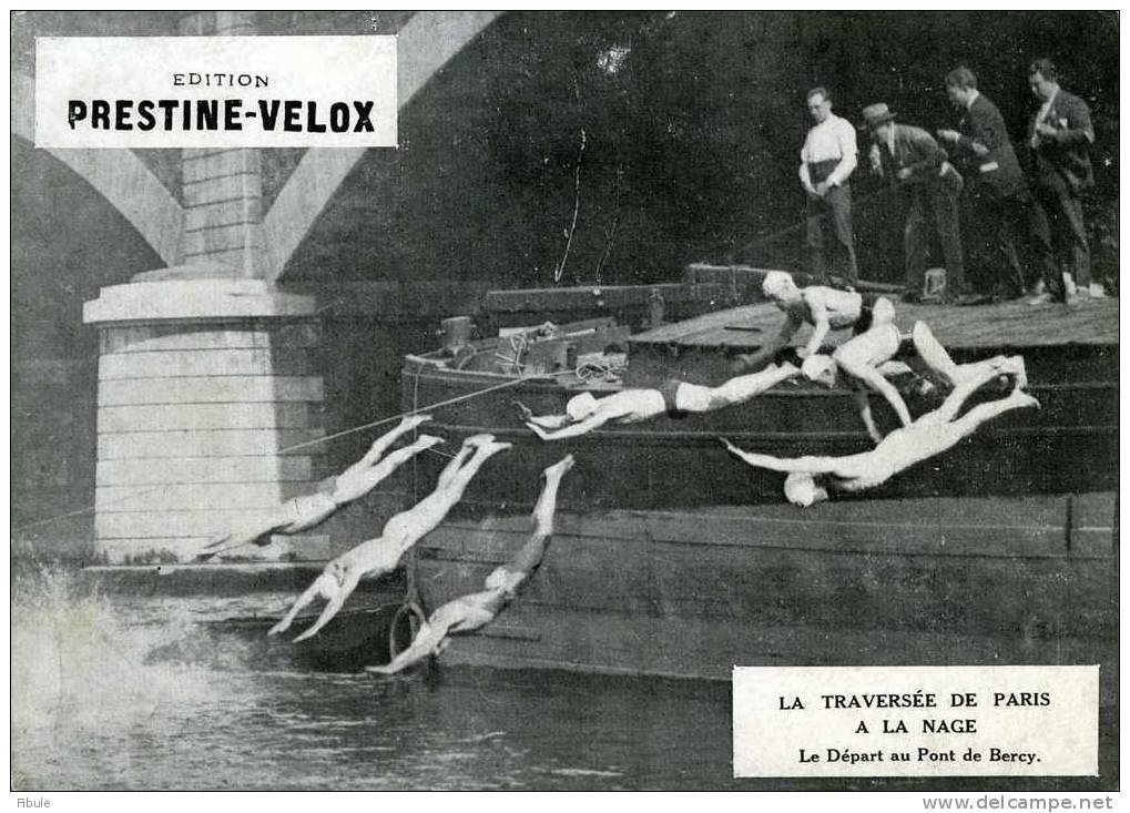 La Traversé De PARIS à LA NAGE AU PONT DE BERCY - Swimming