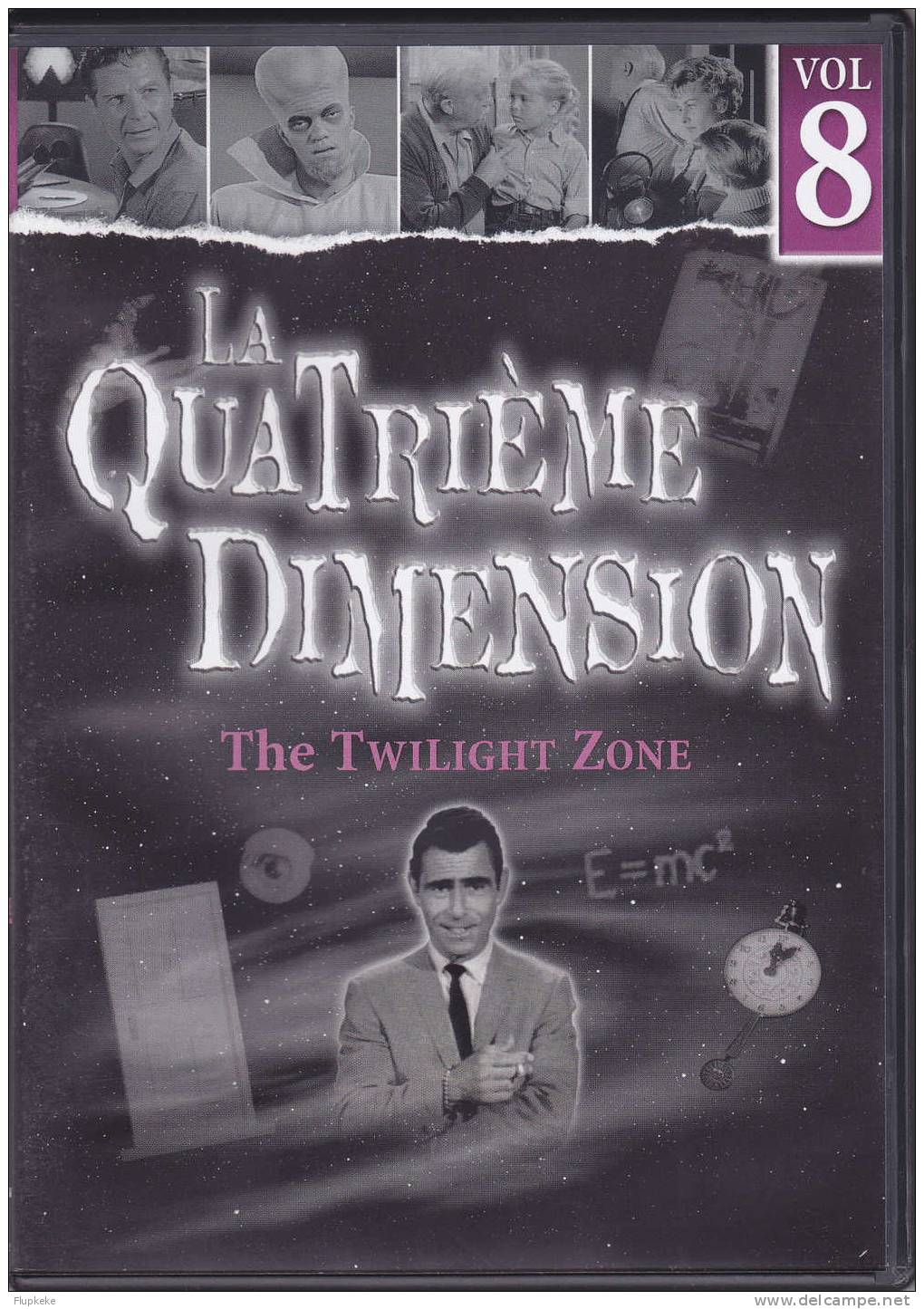 Dvd Zone 2 La Quatrième Dimension,  Vol. 8 The Twilight Zone - Sciences-Fictions Et Fantaisie