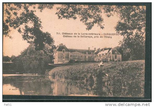 44 - Carquefou : Château De La Seilleraye Pris De L´ étang - Carquefou