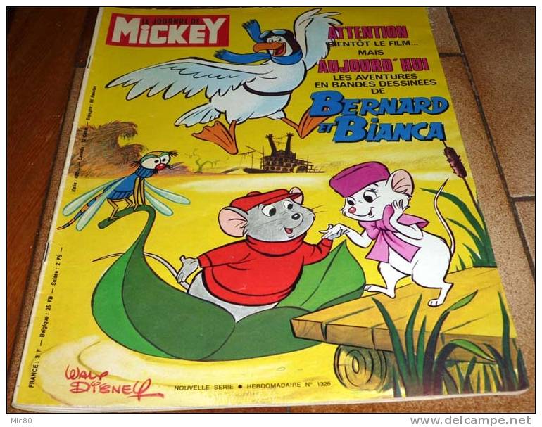 Le Journal De Mickey N° 1326 - Journal De Mickey