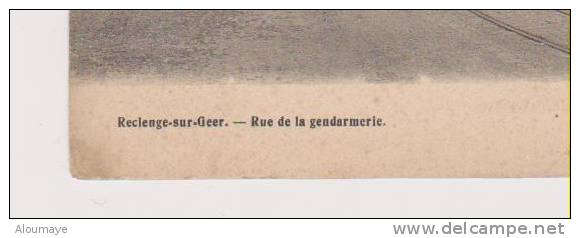 Roclenge Sur Geer  Rue De La Gendarmerie  Extrêmement Rare Faute D´orthographe  : écrit "Reclenge" - Bassenge