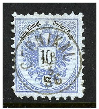 Austria 1883, Doppeladler, ANK # 47,  10 Kr,  Used, - Gebraucht