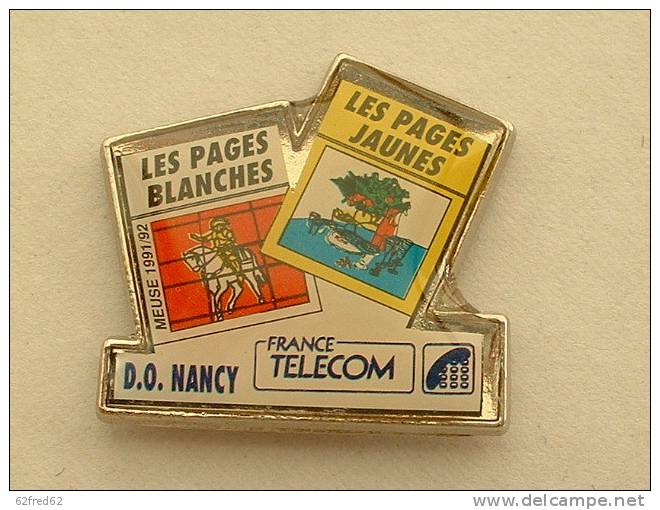 PIN´S FRANCE TELECOM - D.O NANCY N°1 - Telecom De Francia