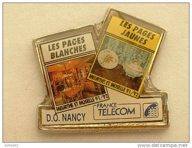 PIN´S FRANCE TELECOM - D.O NANCY N°3 - Telecom De Francia