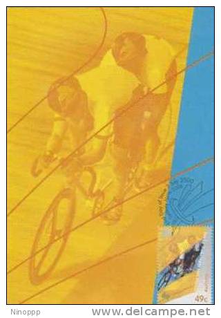 Australia-2000 Sydney Paralympic Games,49c Cycling   Maximum Card - Verano 2000: Sydney - Paralympic