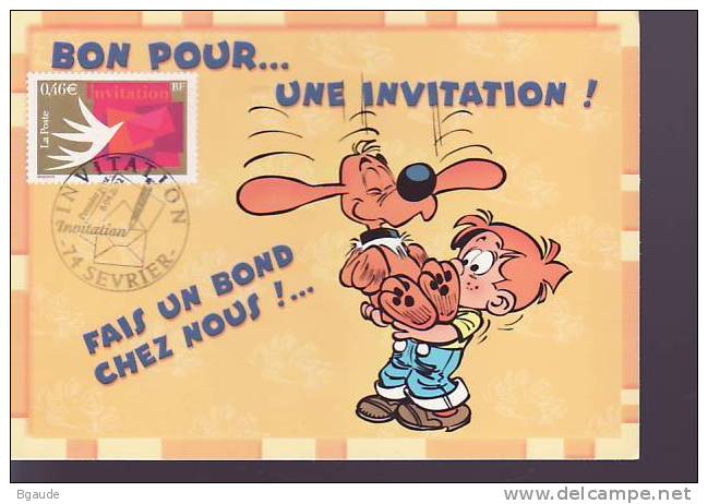 FRANCE CARTE MAXIMUM   NUM.YVERT  3479 INVITATION - 2000-2009