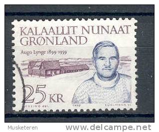 Greenland 1990 Mi. 210   25 Kr Persönlichkeiten Augo Telef Nils Lynge Politiker Politician - Gebraucht