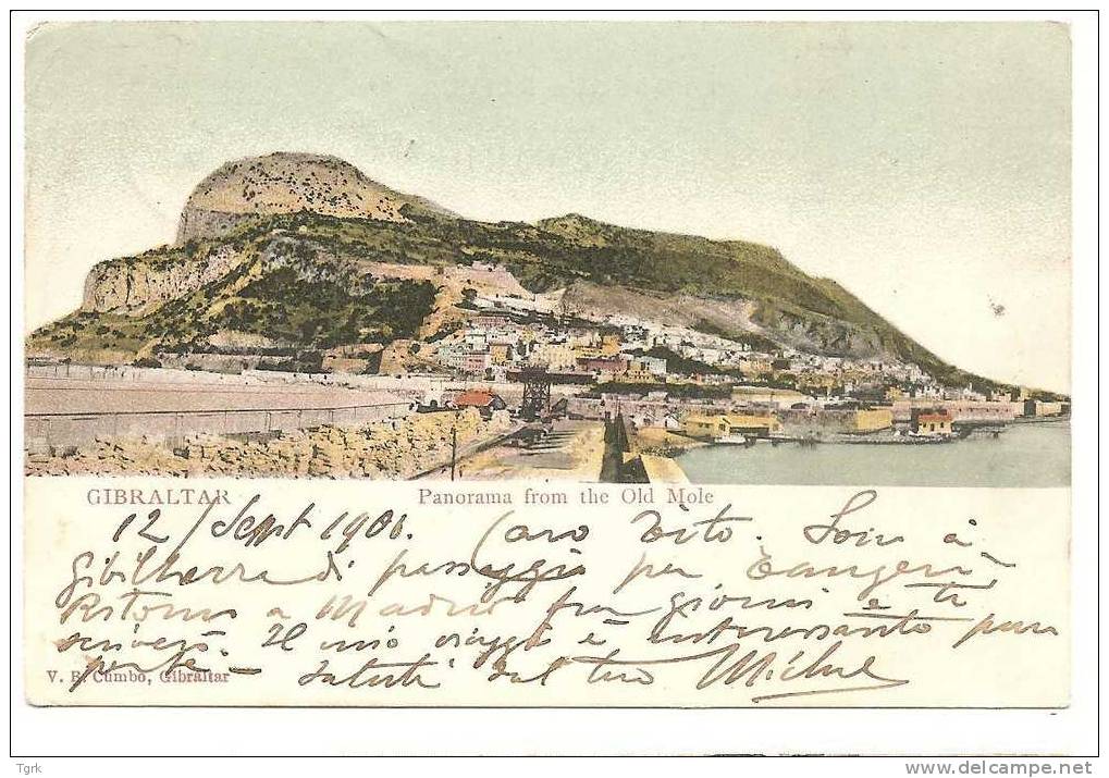 Gibraltar Panorama From The Old Mole - Gibraltar