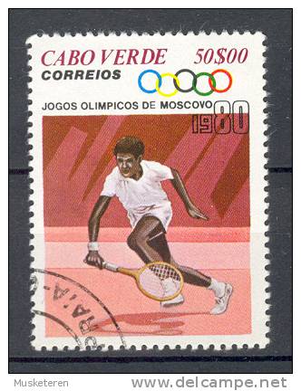 Cape Verde 1980 Mi. 412   50 E Olympic Games Olympische Sommerspiele Moscow 1980 Tennis - Cape Verde