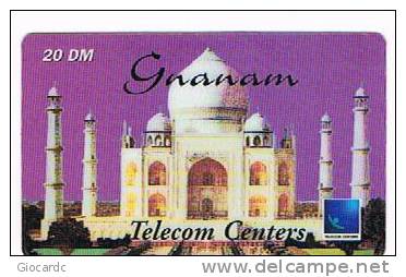 GERMANIA (GERMANY) - GNANAM     (REMOTE) -  20 DM VIOLET    -  USED - RIF. 5894 - [2] Mobile Phones, Refills And Prepaid Cards