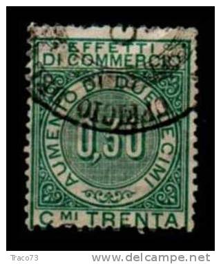 1891 - MARCHE DA BOLLO PER CAMBIALI - EFFETTI DI COMMERCIO  - Cent. 0,30 - Fiscaux