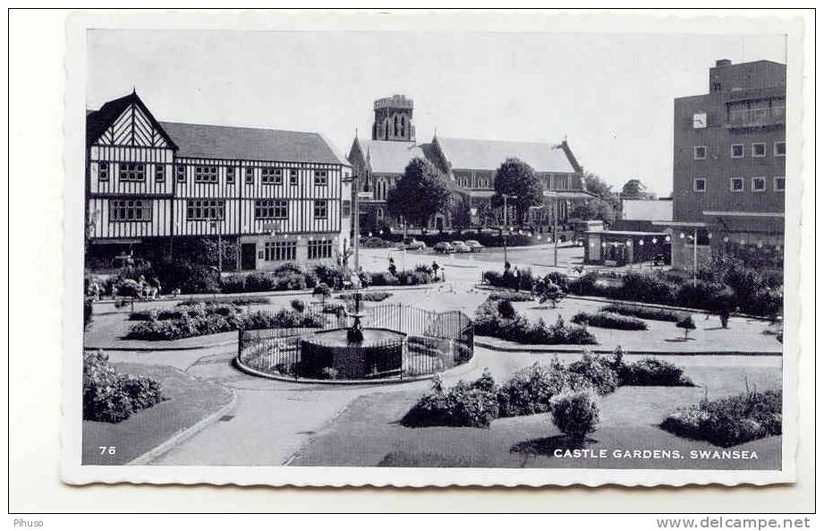 UK507   SWANSEA : Castle Gardens - Glamorgan