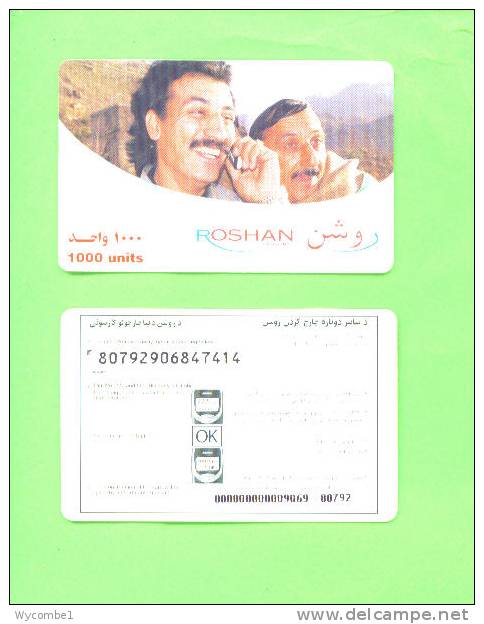 AFGHANISTAN - Remote Phonecard/Locals Using Mobile - Afghanistan