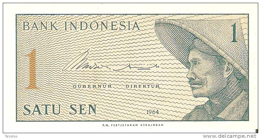 BILLETE DE INDONESIA DE 1 RUPIAH  (BANKNOTE)  EBC - Indonésie