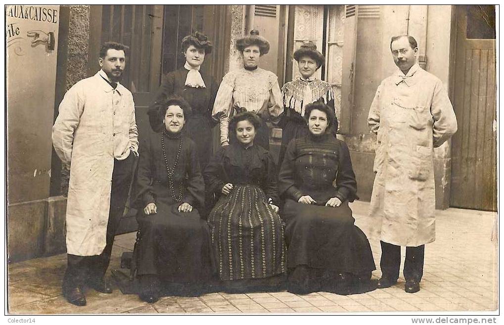 CARTE PHOTO  COMMERCE   NON SITUE  1906 - Shops