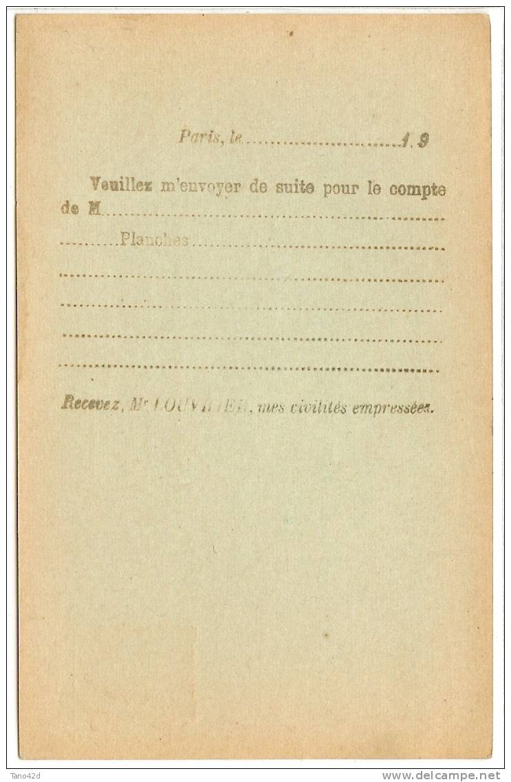 REF LRD3-2 EP CP SEMEUSE CAMEE 10c REPIQUAGE COMMERCIAL AU TAMPON P. LOUVRIER NEUVE - Cartes Postales Repiquages (avant 1995)