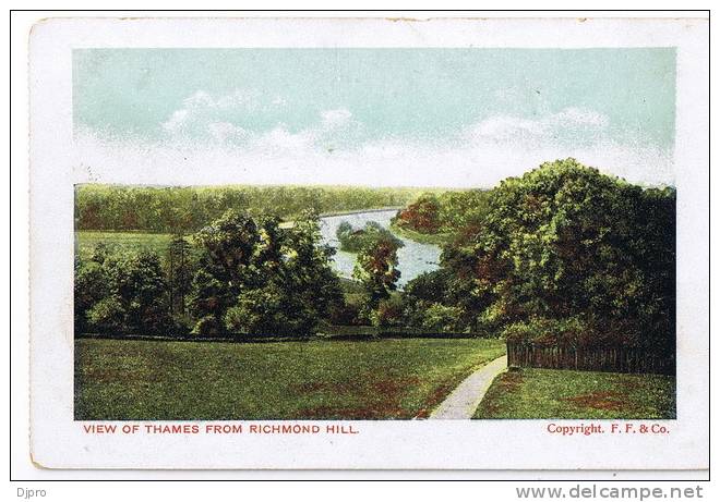 Richmond Hill View Of Thames - Surrey