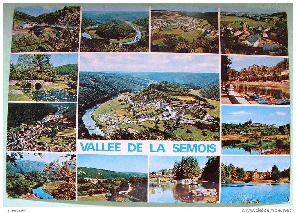 Belgium 1972 Illustrated Postcard, Frahan, Semois Valley, Sent To Belgium - River - Mountain - Covers & Documents