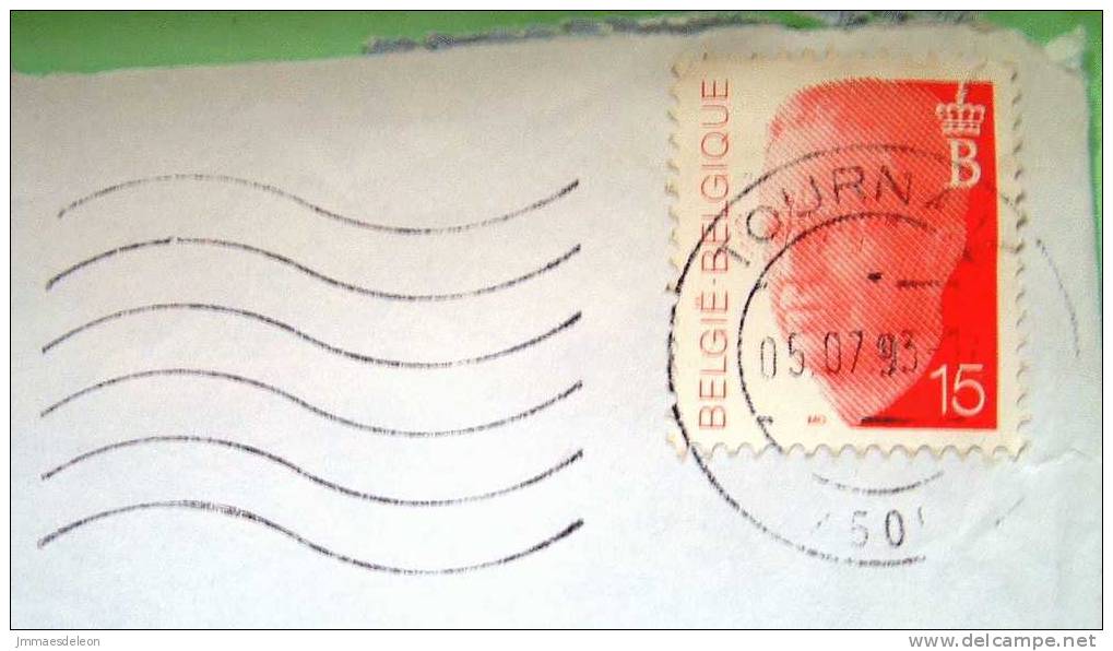 Belgium 1993 Cover Sent To Belgium - Lettres & Documents