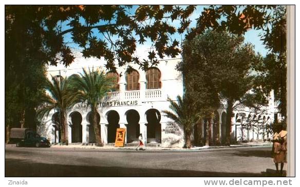 CARTE POSTALE DE DJIBOUTI - LES GRANDS COMPTOIRES FRANCAIS PLACE MENELICK - Djibouti