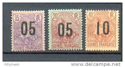 GUI 149 - YT 57 - 58 * - 61 NSG - Unused Stamps