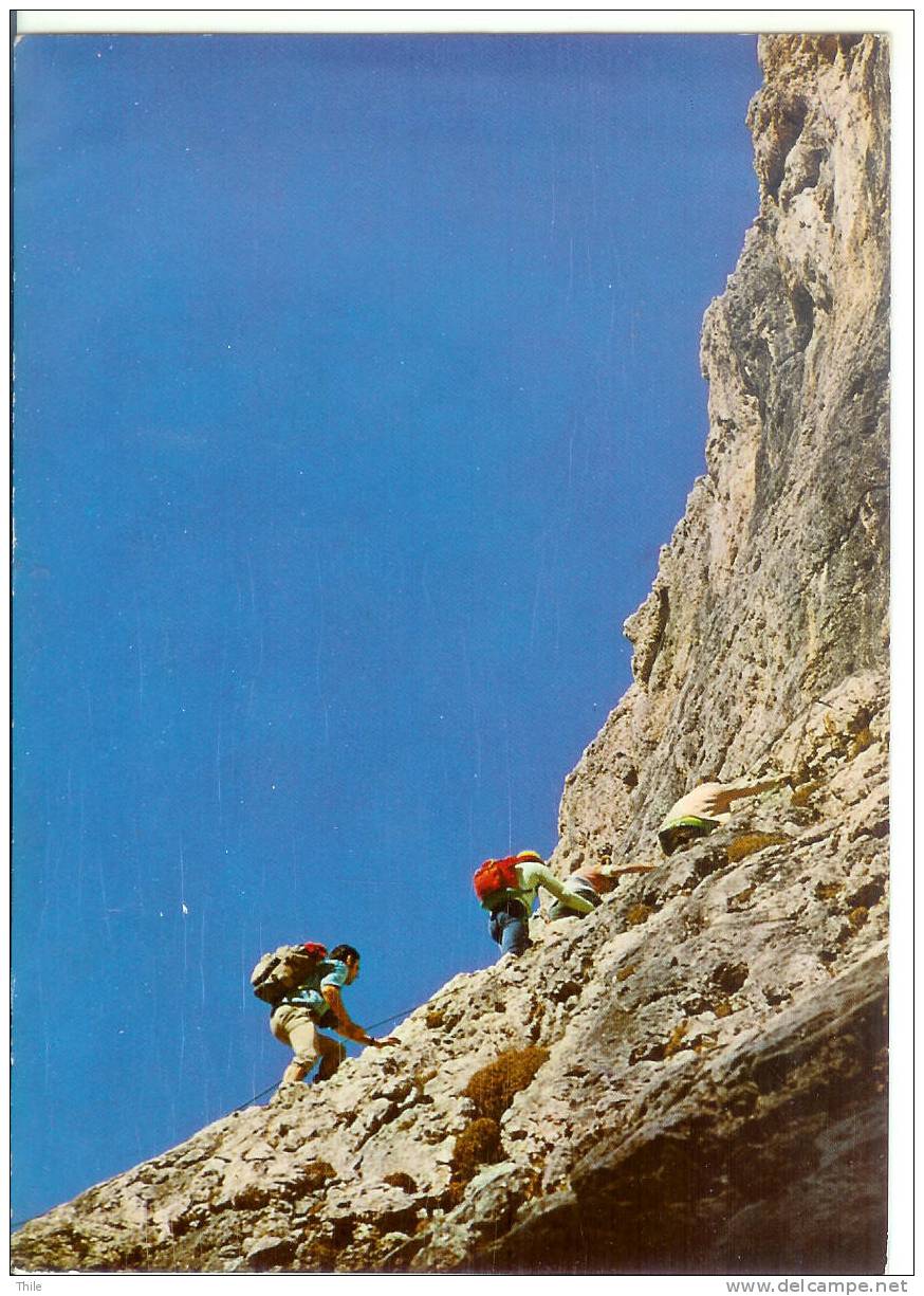 ALPINISME - Dolomiti : Gruppo Sella Via Ferrata Brig. Tridentina Al Pisciadu - Alpinisme