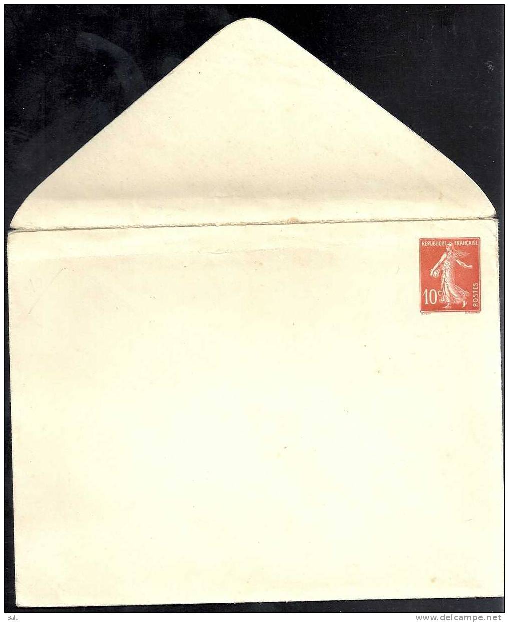 France Entier Postal Yvert No. 138-E7 Enveloppe Type Semeuse Plein 10c Rouge Daté 048 147x112 Mm NEUF Gomme Original - Standard- Und TSC-Briefe (vor 1995)