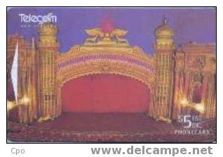 # NEW_ZEALAND NZ40S_1 Turrets & Towers - Auckland S Opulent Civic Theatre 5 Gpt 01.97  Tres Bon Etat - Nieuw-Zeeland