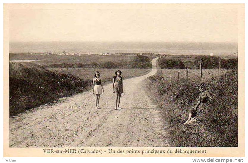 14.VER SUR MER. Vue Sur Des Jeunes Filles Et Vue Générale. - Autres & Non Classés