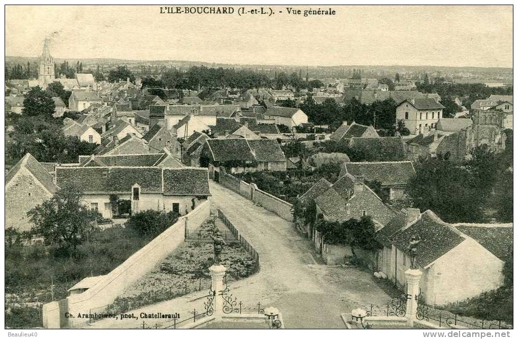 L'ILE BOUCHARD - VUE GENERALE - L'Île-Bouchard