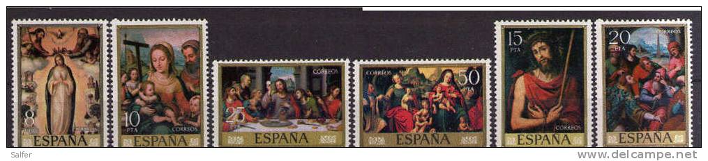 QUADRI   SPAGNA 1979  J. DE JUANES  MNH - Religión