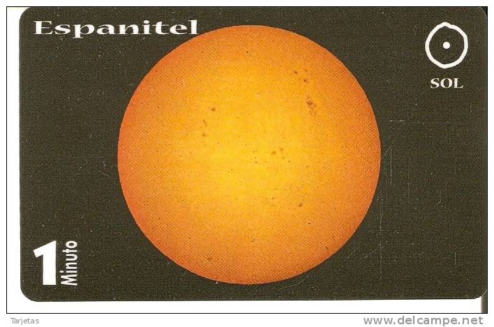 TARJETA DE ESPAÑA DE ESPANITEL DE EL SOL  NUEVA-MINT TIRADA 250 - Astronomie