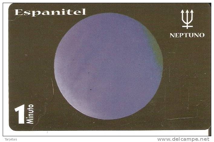 TARJETA DE ESPAÑA DE ESPANITEL DE NEPTUNO  NUEVA-MINT TIRADA 250 - Astronomy