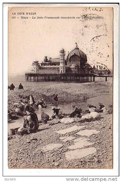 OLD FRANCE POSTCARD - Nice - La Jetee Promenade - Good Stamped - Places, Squares