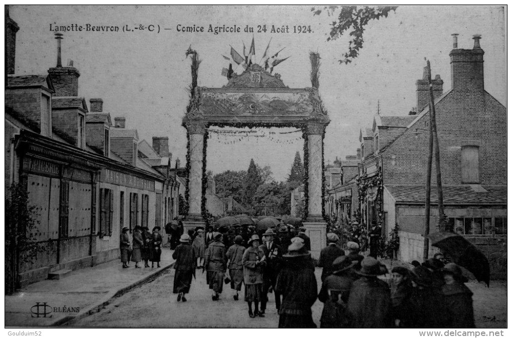 Comice Agricole Du 24 Aout 1924 - Lamotte Beuvron