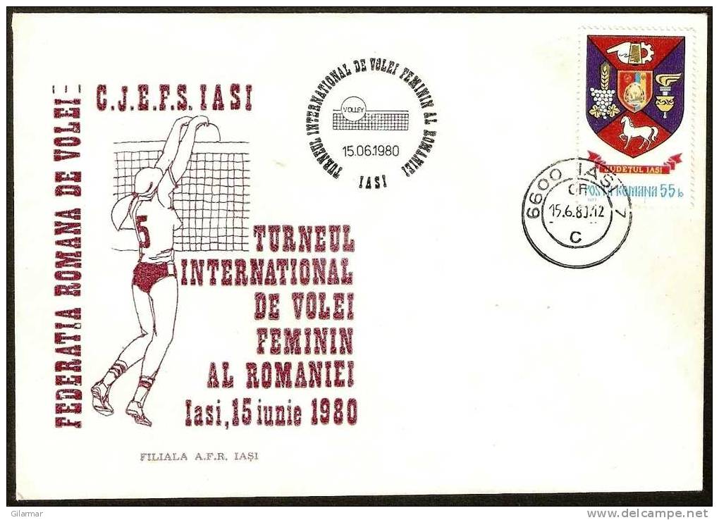 VOLLEYBALL ROMANIA IASI 1980 - TORNEO INTERNAZIONALE PALLAVOLO FEMMINILE - Volley-Ball