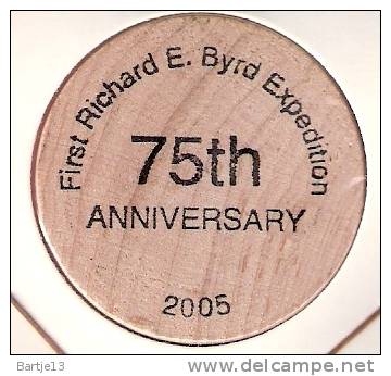 WESTARCTICA ANTARCTIC TERRITORY $ 1,== 2005 75th ANN.RICHARD BYRD EXPEDITION  RARE COIN - Autres & Non Classés
