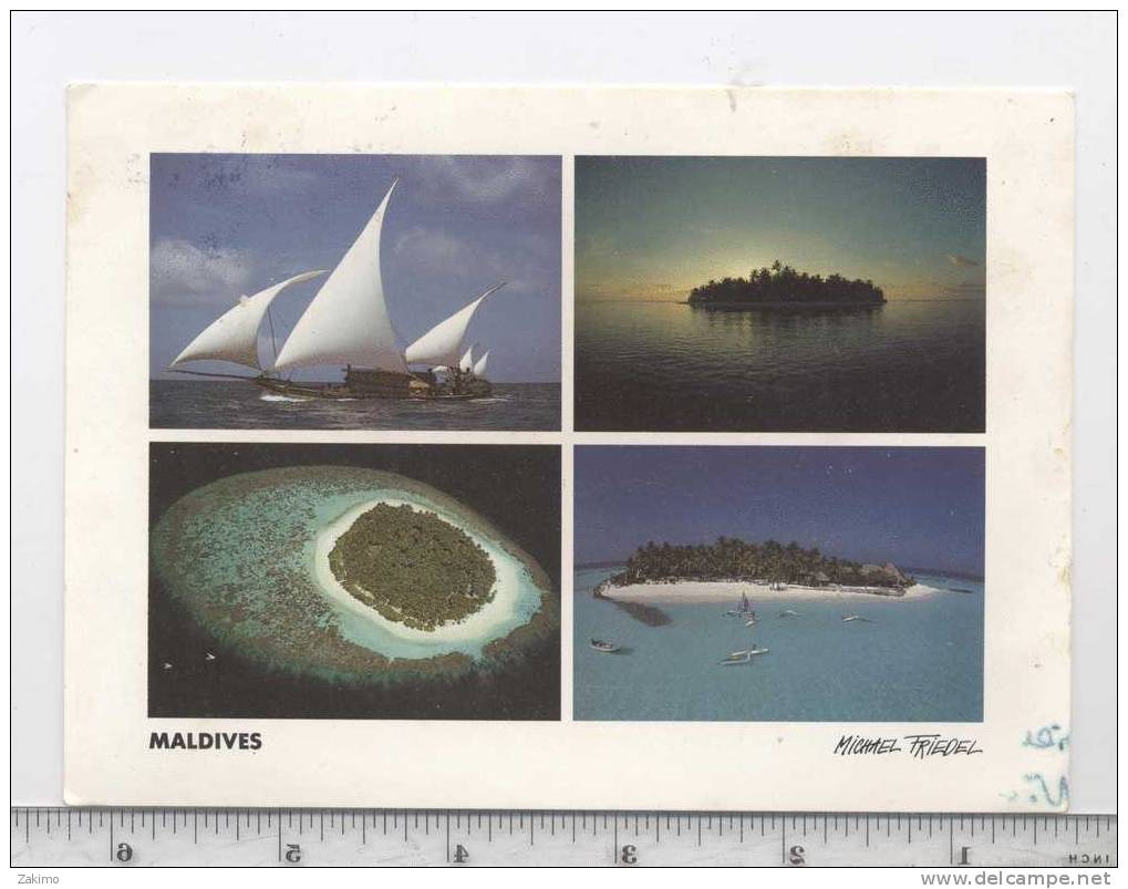 MULTIVUES    **SCANS RECTO VERSO **B22 - Maldives