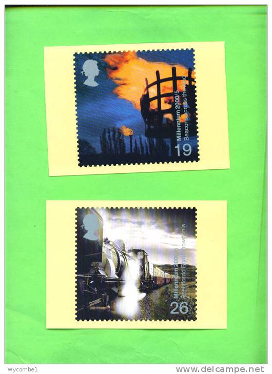 PHQ216 2000 Fire And Light - Set Of 4 Mint - PHQ Karten